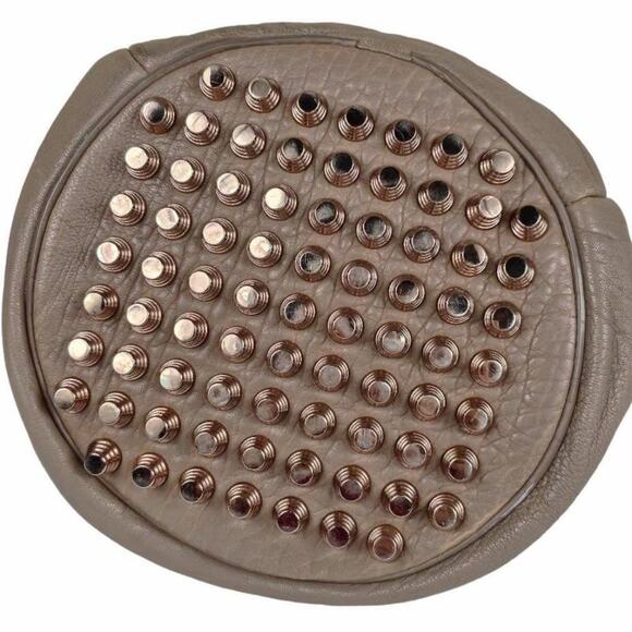 Alexander Wang Diego Studded Leather Bucket Bag RARE Latte - Picture 3 of 9